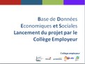 Base de données économiques et sociales: une nouvelle obligation en 2015 !